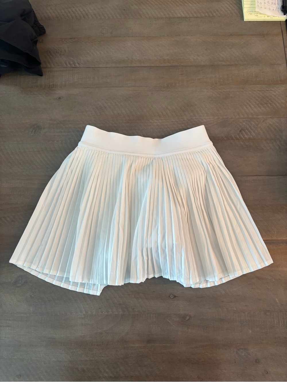 lululemon athletica White Pleated Tennis Skirt